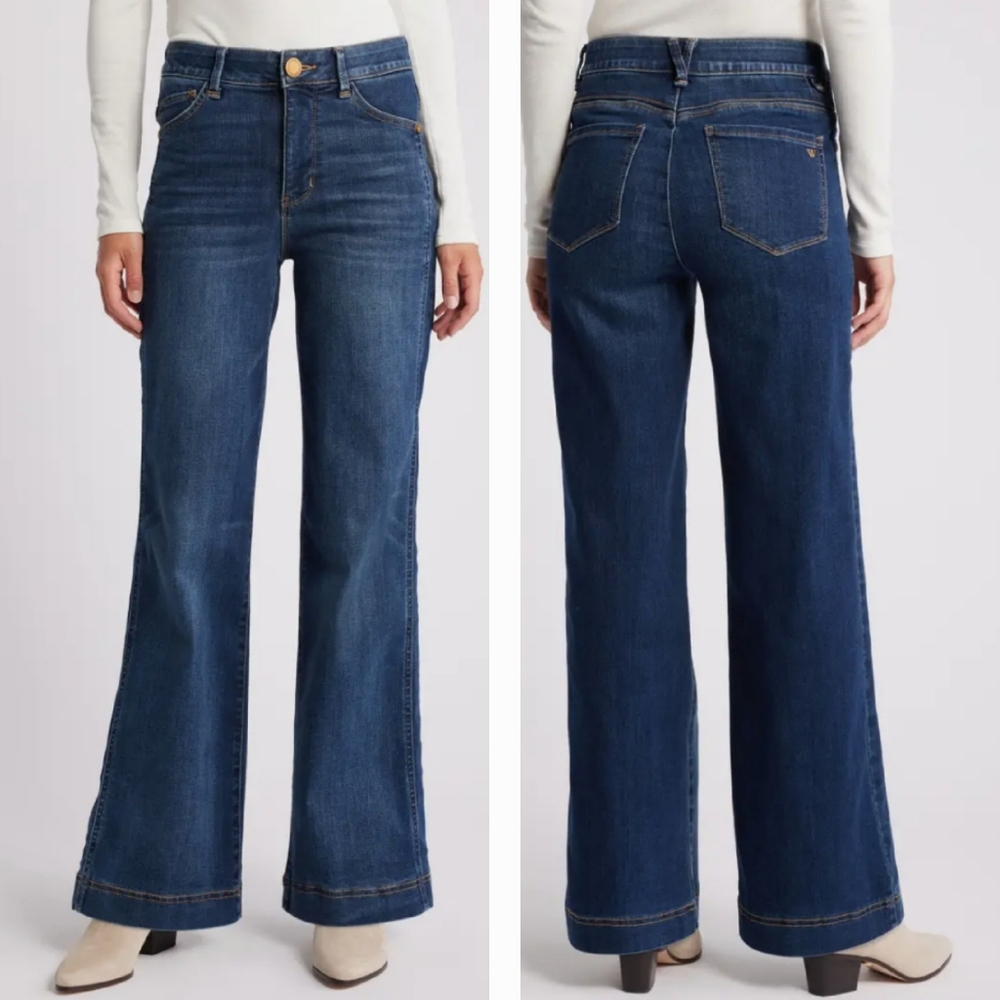 Wit & Wisdom Gracie 'Ab'Solution Skyrise High Waist Wide Leg Jeans